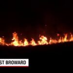 Massive Wildfire Scorches Nearly 4,000 Acres in Western Broward County