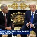 Trump Delays Implementation of 50% Canadian Tariffs Following U.S.-Canada Agreement