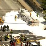 Fuel Tanker Overturns on Queens Street, Spilling Thousands of Gallons