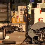 Three Injured After Vehicles Collide and Mount Curb in Inwood Neighborhood
