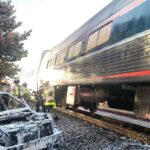 Vehicle Erupts in Flames Following Collision With Amtrak Train in Fort Lauderdale