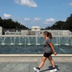 World War II Memorial Vandalized With Graffiti and Soap Bubbles on National Mall