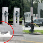 World War II Memorial Vandalized With Pink Spray Paint; Fountain Filled With Bubbles