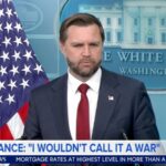 Vice President JD Vance says Iran fight isn’t a ‘war’ as Trump tries to navigate unpopular conflict as election nears