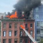Fire tears through NoHo apartment building in Manhattan