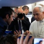 Pope Leo XIV affirms need for media to cover public figures when asked about Trump ban