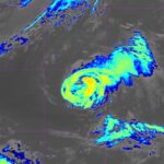 Fast-forming Fay nearly ends record Atlantic hurricane drought, now quickly fading