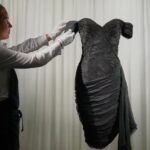 Back in black: Princess Diana’s ‘revenge dress’ goes on show ahead of Sotheby’s auction