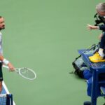 For the birds: Medvedev protests US Open umpire’s call to replay a point after birds sit on the net