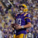 LSU QB Sam Leavitt upgraded to ‘questionable’ on the SEC injury report for the Mississippi game