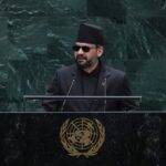 Nepal’s leader, at UN, says recent floods serve as a ‘warning to the world’ about climate change