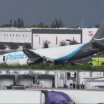 NTSB: Cargo plane struck cleaning van, SUV before coming to stop outside MIA