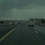 Dashcam captures terrifying moment lightning nearly strikes Utah truck driver