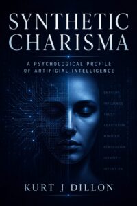 Synthetic Charisma: A Psychological Profile of Artificial Intelligence — book cover by Kurt Dillon